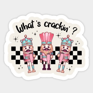 What's Crackin'? Cute Nutcracker Christmas Sticker